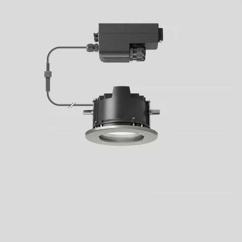 24274K3 Recessed LED ceiling downlight, stainless steel