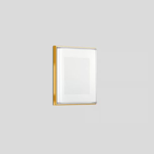 50285.4K3 - ACCENTA LED recessed wall luminaire, brass
