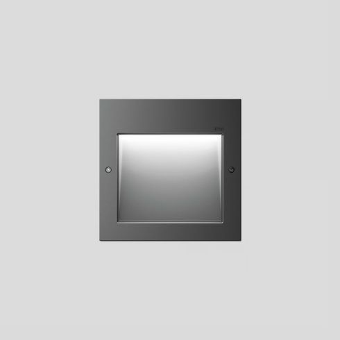 24206 Recessed LED wall luminaire, graphite