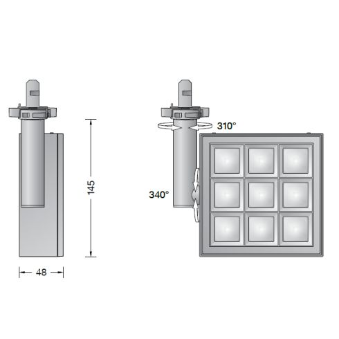 51084.5K3 Spotlight for 3-circuit Eurostandard-Plus® systems