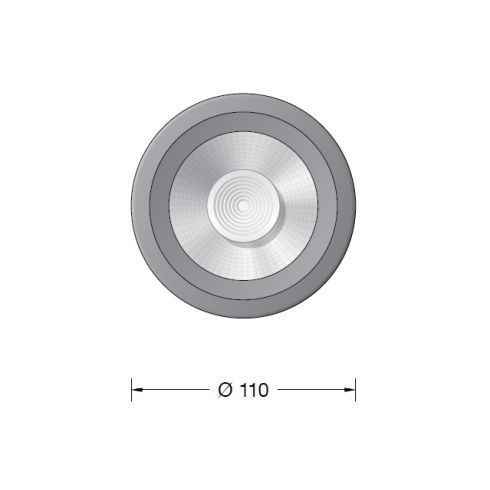 24633K3 Recessed ceiling luminaire · Downlight, graphite