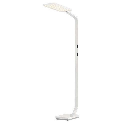 Force One POWER glossy white LED floor luminaire 4000K