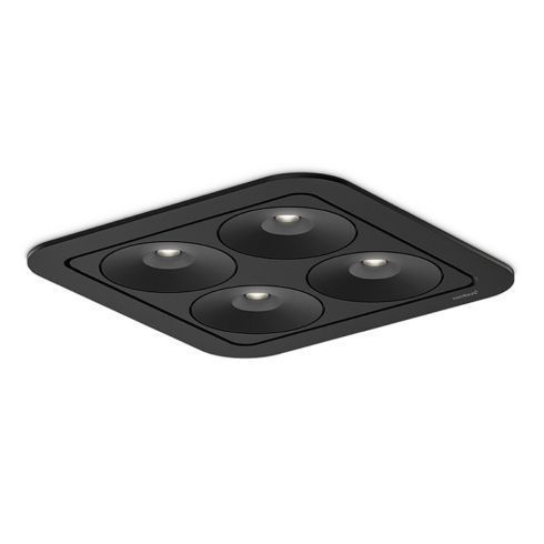 Q Four IN 40° 4000K Recessed ceiling luminaire, black