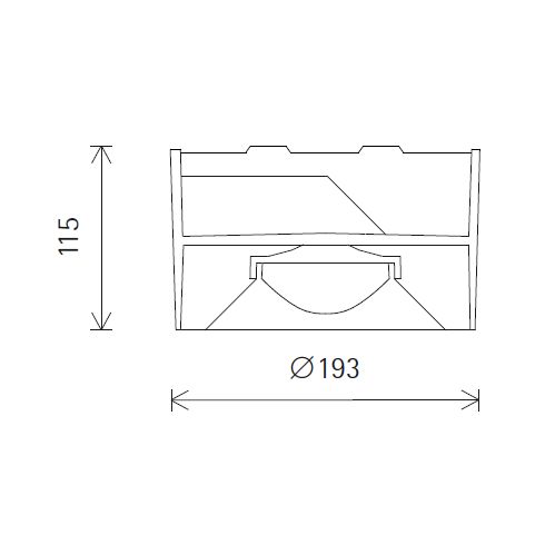 86369.000 SKIM Surface-mounted downlight